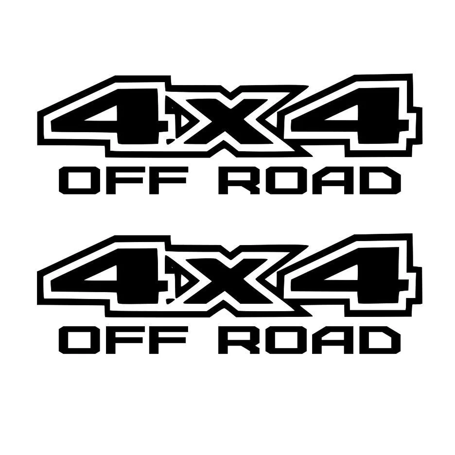 Автомобильный Стайлинг для 4 шт./компл. плоская 4x4 внедорожная Наклейка Ford GMC Chevy ram
