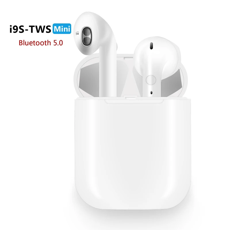

i9 i9S TWS headphones Wireless Earphone Portable 5.0 Bluetooth Headset Invisible Earbud for all smart phone PK i10 i20 i30 tws