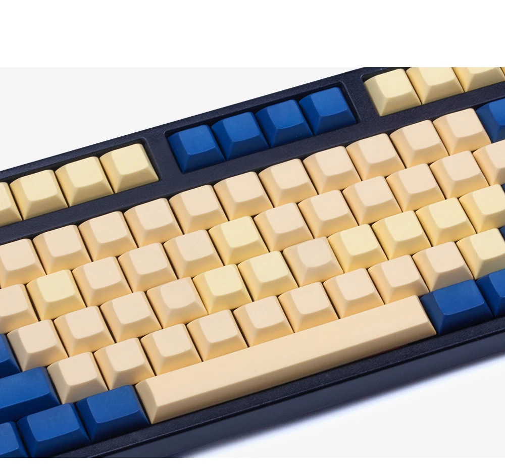 Dsa keycaps пустые печатные 108 толстые pbt для механической клавиатуры Dsa профили ISO ANSI макет