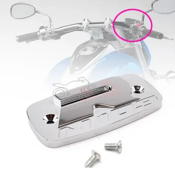 

For Suzuki Boulevard M109R 109R M109 2006-2015 Motorcycle Cafe Racer Chrome Front Brake Master Cylinder Reservoir Cap Cover