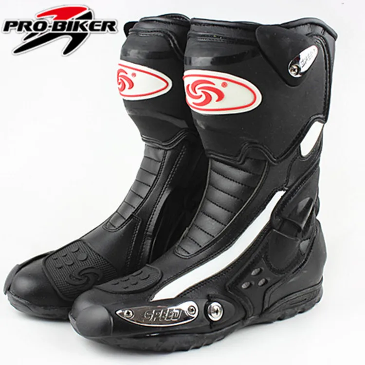 wheels automobile race motorcycle boots off road boots wear resistant super fibre leatherin