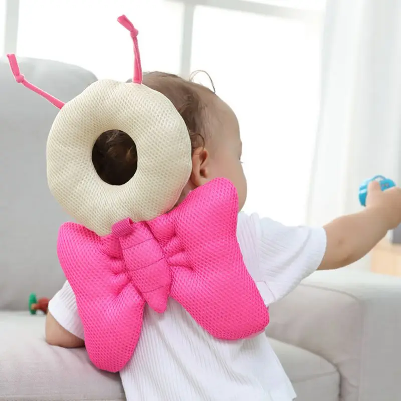 Милые детские защитные Регулируемые защитные накладки на голову для младенцев, ходунки, защита на голову