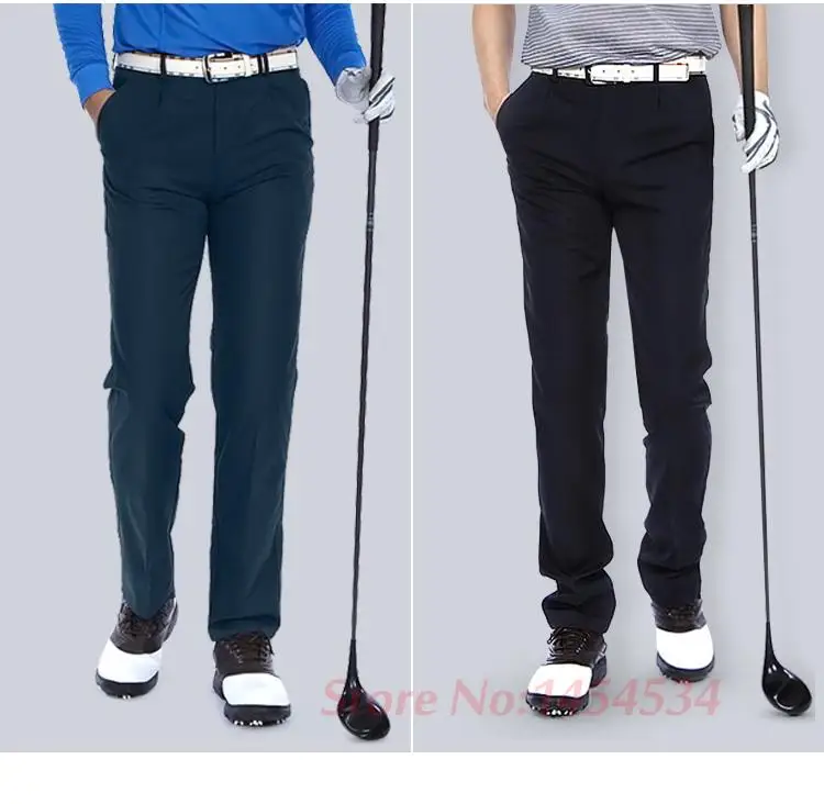 Бархатные теплые мужские тонкие водонепроницаемые брюки, 5 цветов, уличные длинные штаны для гольфа, Мужская одежда, осенне-зимние брюки, быстросохнущие
