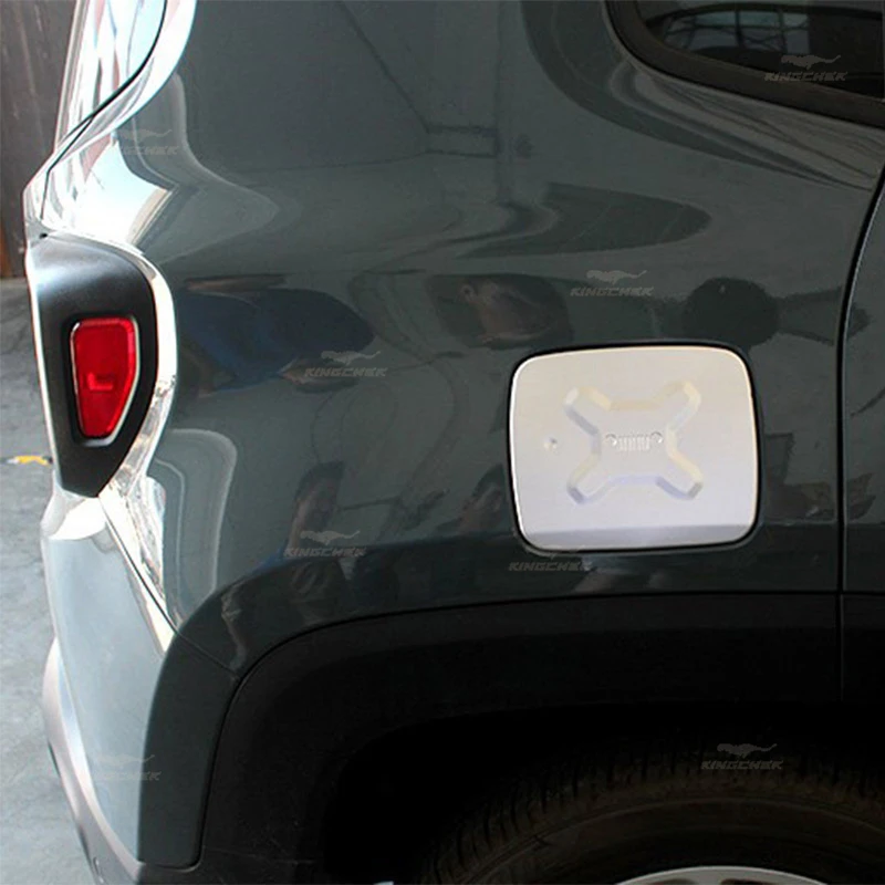 Fit for Jeep Renegade 2015 2020 Gas Oil Fuel Tank Cover Trim