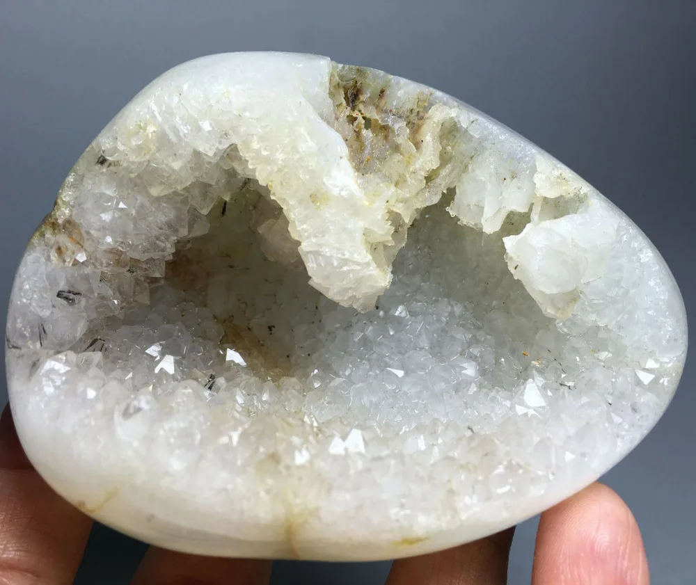 

380g Agate Geode! NATURAL CARNELIAN CRYSTAL QUARTZ Geode Agate islamic gifts