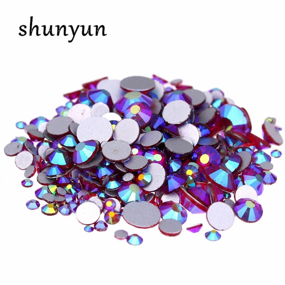 Shunyun DIY Craft Горный Хрусталь Сиам AB Цвет Бисера Для Изготовления Ювелирных Изделий