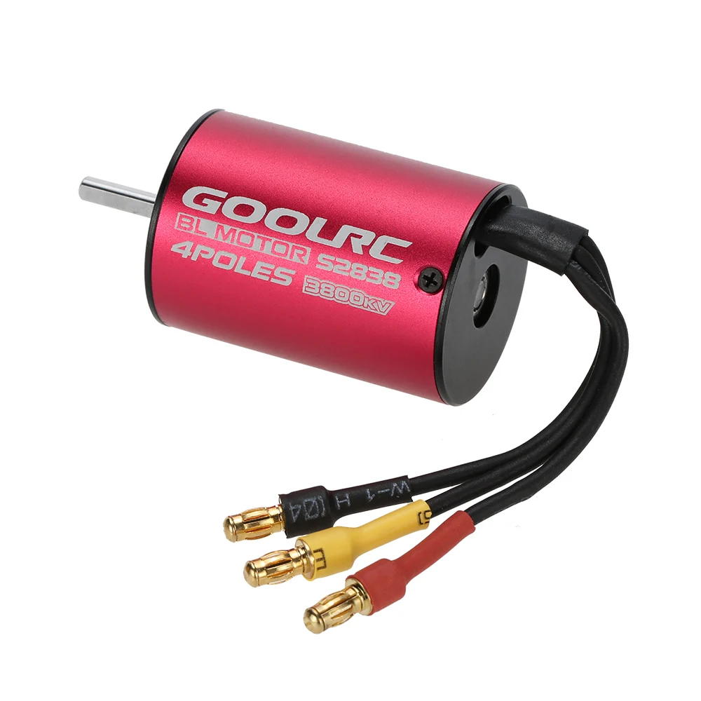 

S2838 3800KV Sensorless Brushless Motor for 1/18 1/16 RC Car