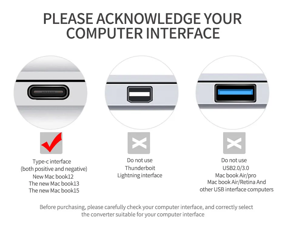  Type C to HDMI Cables USB 3.0 HDMI VGA Adapter  4K Thunder bolt 3 for New Macbook  Huawei  P20 Pro P20 Xiaomi USB HDMI (2)