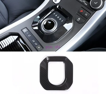 

Car Gear Shift Decoration Frame Trim Covers Resemble Carbon Fiber Car-styling For 2014-2017 Land Range Rover Evoque Accessories