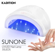 Автоматический зондирующий Маникюр для ногтей, инвентарь SUN-ONE 48 Вт простой в использовании Сушилка для ногтей УФ светодиодный светильник 30 стиральная машина лампа для отверждения гель-лака быстро