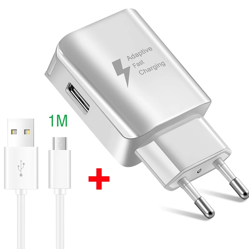 

5V 2A Travel Wall EU Fast Charger for Xiaomi mi 8 6 a2 lite mix 2s USB Quick Chargers Adapter with Charging Cable for Android