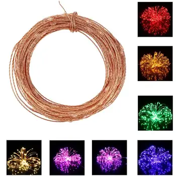 

PROBE SHINY 20M 200LED Copper Wire String Lights Starry string Lights For Christmas Wedding Party LED Lights Room