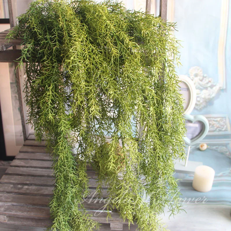 Real Touch Artificial Wall Hanging Plant Artificial Pine Needles Home