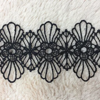 

Wholesale 14yards/lot 4cm widths Embroidered Lace Ribbon For Sewing Fancy Trims Garment Accessories Decoration Hot sale YA72