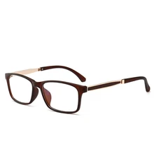 Анти-голубые световые оптические очки Рамка Ретро Металлические квадратные песочные черные и винно-красные оправа Очки для глаз унисекс