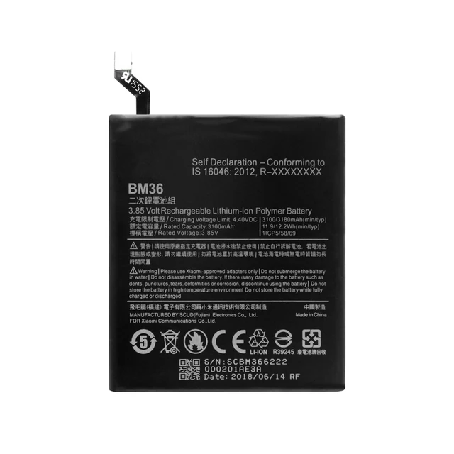 Bm36 аккумулятор xiaomi