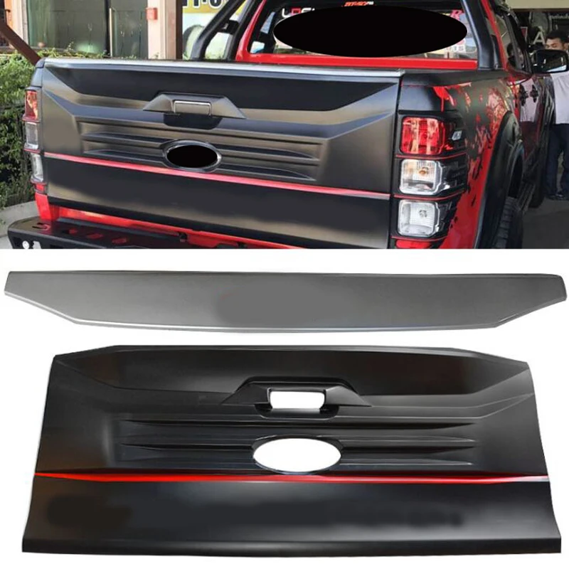 

2012-2018 Tail Gate Nudge Cover For Ford Ranger Accessories Extra Tail Gate Trim Suitable For Ford Ranger 2017 Wildtrak T6 T7