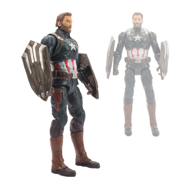 Hasbro 5/шт 18 см игрушки хобби фигурка Marvel Avengers4 7 дюймовая подвижная светящаяся