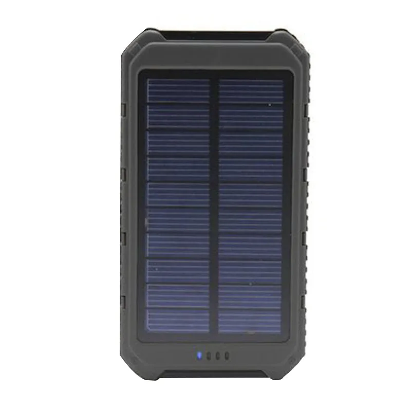Портативное портативное зарядное устройство на солнечной энергии новое поступление - Цвет: Черный