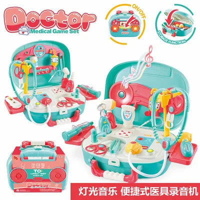 

2 styles Kids Doctor Kit, Kids-Pretend Play Toy Medical Set,The light music Doctor Toys for Girls and Kids
