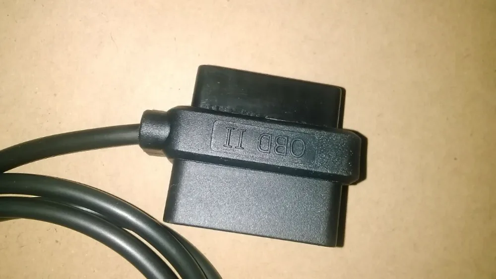 2015 New! 1m 100cm Car OBDII OBD 2 Connector OBD2 16pin 16 pin Male Female Plug to DB9 RS232 Serial Diagnostic Adapter Cable (2)