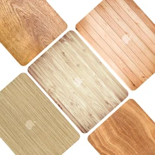 Жесткий чехол с узором под дерево для Apple Macbook Air 13 Air11 дюймов Pro 13 15 с retina 12 13 15 чехол для ноутбука защитная сумка