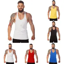 Мужская майка без рукавов, сетчатая дышащая майка для бодибилдинга, спортивный жилет для фитнеса