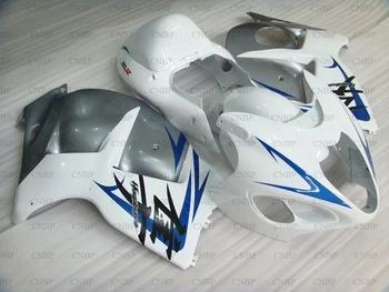 

Gsx 1300R 03 04 Fairing Kits for Suzuki GSXR1300 1997 - 2007 Silvery White Blue Bodywork HAYABUSA 01 02 Full Body Kits