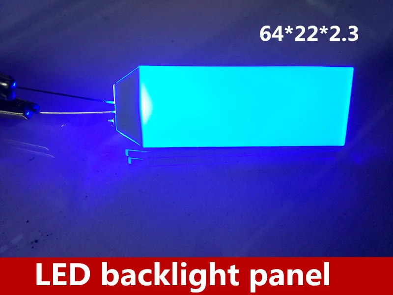 

1pcs LED backlight panel Customized 1602 LCD Screen for LED Backlight 64*22*2.3 Backlight Panel Touch Key Switch Light Panel