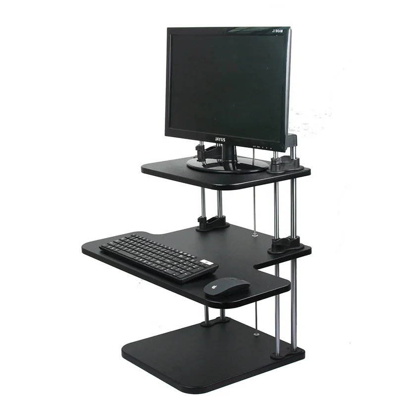 3 Слои творческих компьютерный стол держатель легко регулируемая высота стоял Рабочий стол Тетрадь ноутбук сидеть стойка стола с подносом
