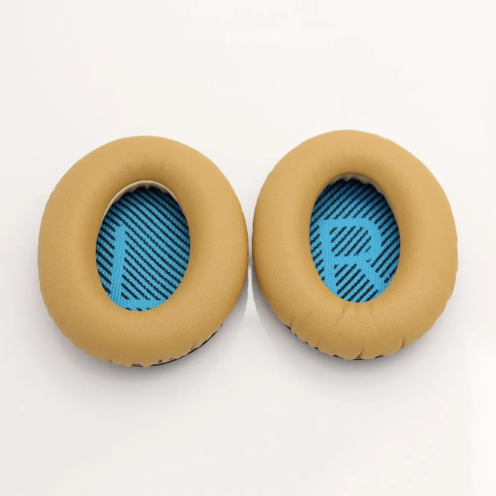 

Replacement Ear pad Cushions For Bose QuietComfort 25 QC25 QC2 QC15 QC35 SoundTrue AE2 AE2i AE2w Headphone (Yellow with Blue)