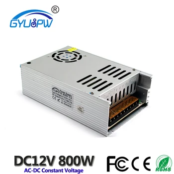 

New Product 12V 66.7A 800W Switching Switch Power Supply for LED Strip Light CCTV Transformer AC110V 220V to DC12V Power Adapter