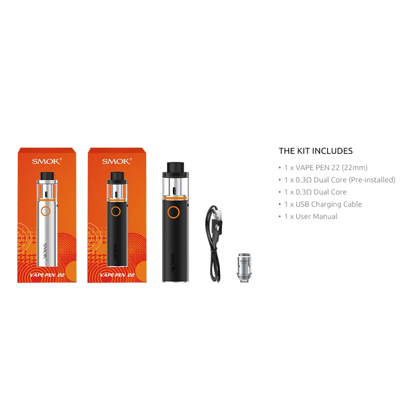 SMOK VAPE PEN 22 электронная сигарета кальян ручка испаритель VS Stick V8 Kit S085|v8 kit|hookah penvape pen