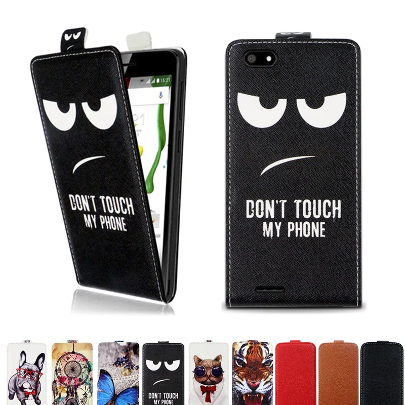 

Flip vertical cover bag up and down PU Leather Case for Fly FS527 Nimbus 17 case cover