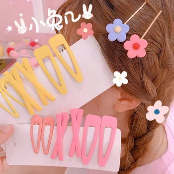 

7pcs/set Korean Style Hair Clip Barrettes for Women Girls Handmade Flowers Hairpins Hair Accessories