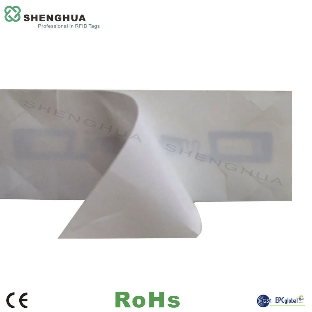 50 шт./лот 860-960 мГц rfid, смарт-стекло тег прозрачный RFID подделок label Чтение Диапазон до 8 м