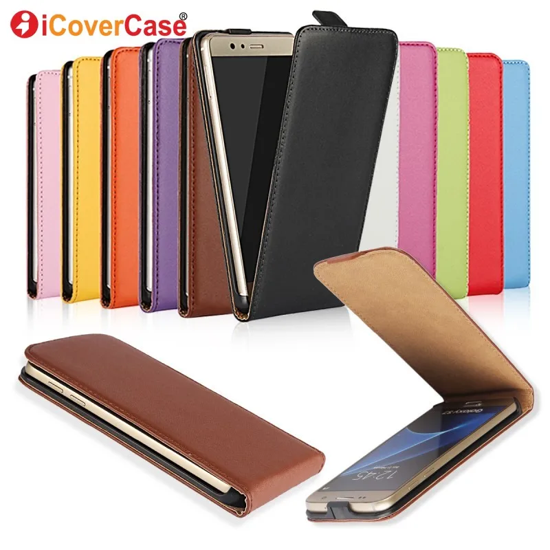 

Vertical Flip Genuine Leather Case For Samsung Galaxy S3 Mini i8190 with 10 Colors