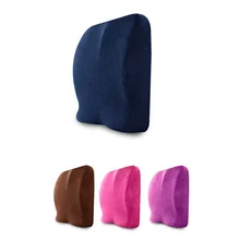 Дышащая Автомобильная подушка для спины Массажная поясная подушка Автомобильная подушка для автомобильного сидения Мягкая память хлопок используется в офисе или дома