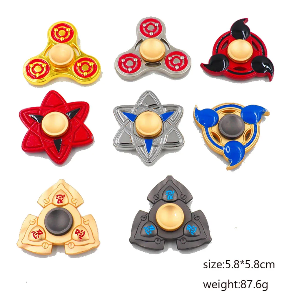 One Piece Fidget Spinner Naruto Hand Spinner Metal Fidget Fingertip For Autism ADHD Anxiety Stress Relief