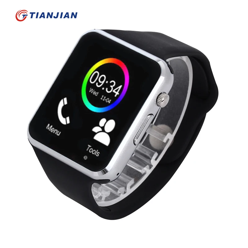 А1 SmartWatch Smart watch С Камерой Bluetooth Шагомер Сна Трекер MP3 Ответ На Вызов Для Android iOS ПК DZ09 U8 GT08 GV18
