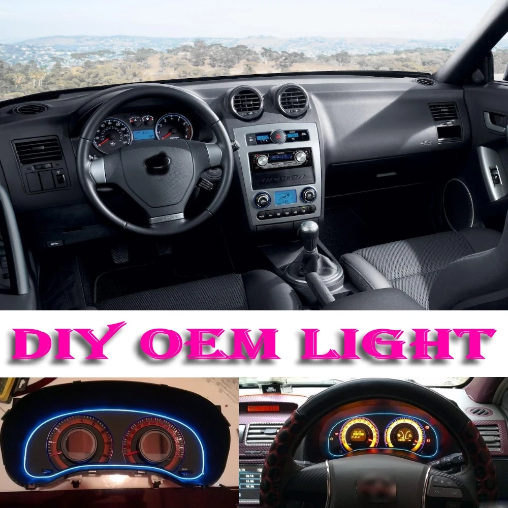 Car Atmosphere Light Flexible Neon Light El Wire Interior