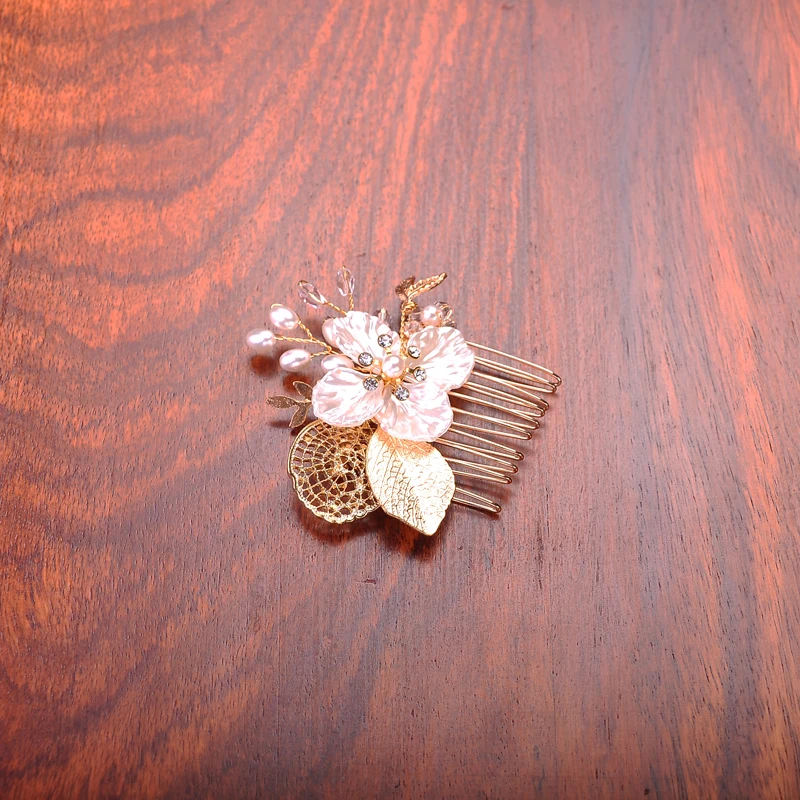 Gold Color Hair Comb 4