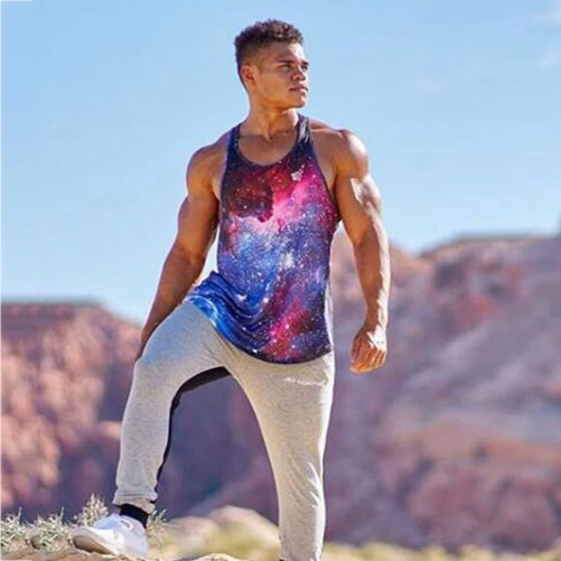 Sports Top Running Vest Men's tank top (30)