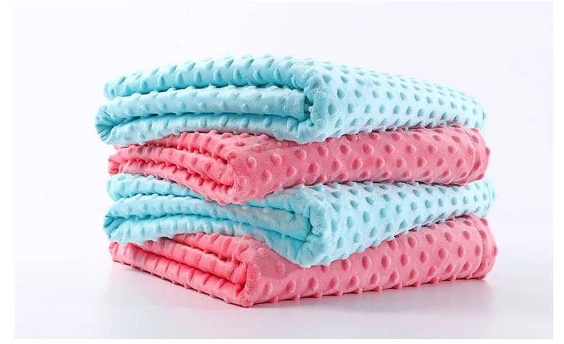 Детское постельное белье Одеяло для успокаивание сна Одеяло с 3D точка полиэстер тканевое одеяло чехол для коляски мягкие полотенца Одеяло