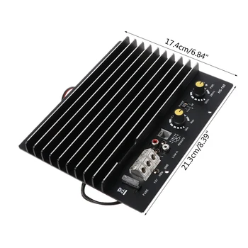 

OOTDTY Car Audio Amplifier Board HS-180 High Power Subwoofer Circuit Module