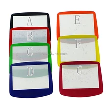 Multi-Цвет Пластик объектив для GBA Экран объектив для Gameboy Advance Цвет Объектива W/Adhensive ChengChengDianWan