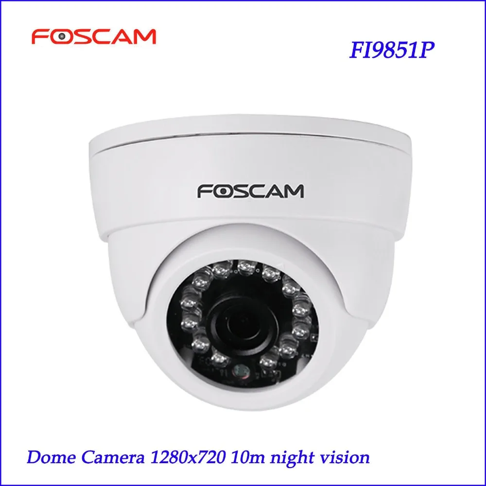 Foscam fi9851p 1.0 мегапикселя hdsurveillance Камера H.264 IP ИК-Беспроводной Бесплатная ddns ONVIF