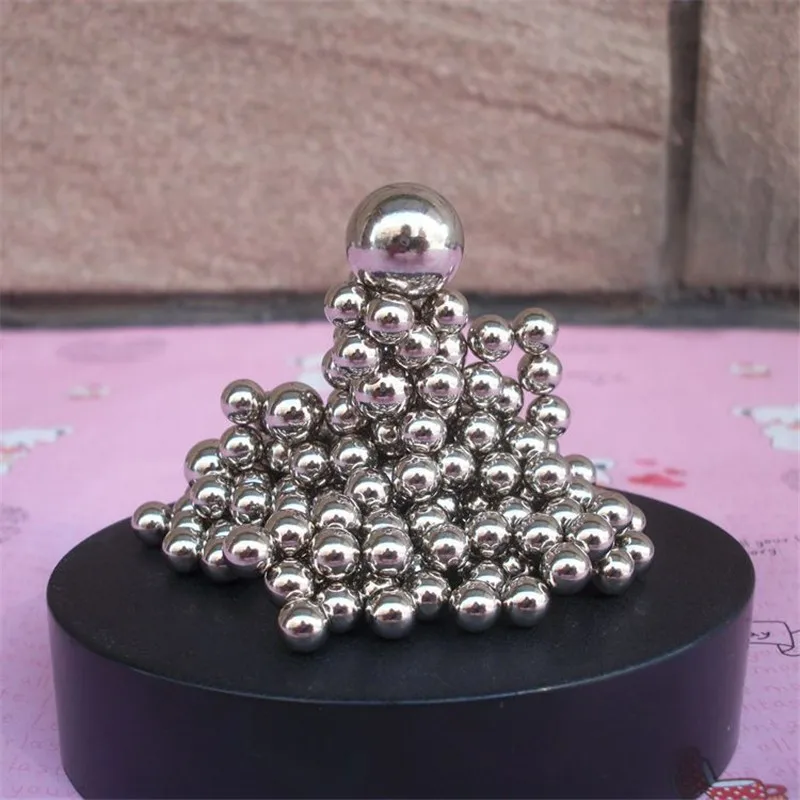 DIY магнитная основа металлические шары Детские развивающие игрушки украшения дома аксессуары металлические ремесленные шары скульптура фигурки подарок