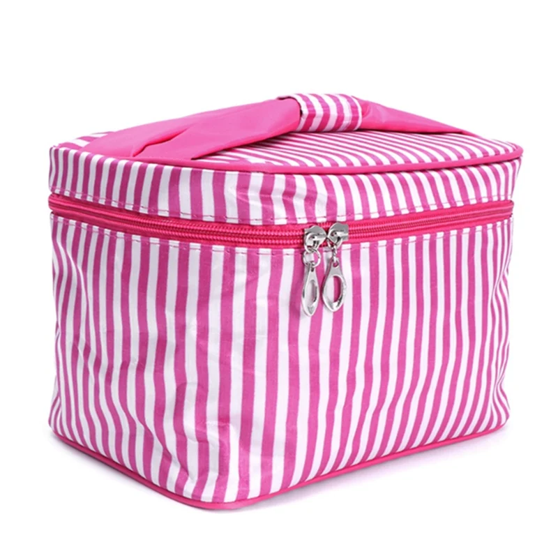 

THINKTHENDO New Multifunction Travel Cosmetic Makeup Wash Bag Toiletry Organizer Storage Case Bow-knot Shape Handle