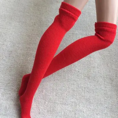 1Pairs Candy Colors Blyth Stocking for 1/6 Doll Socks Clothes Accessories fit Azone Kurhn OB Momoko Barbies Blyth 1/6 Doll doll accessories doll clothes accessories plush doll accessories